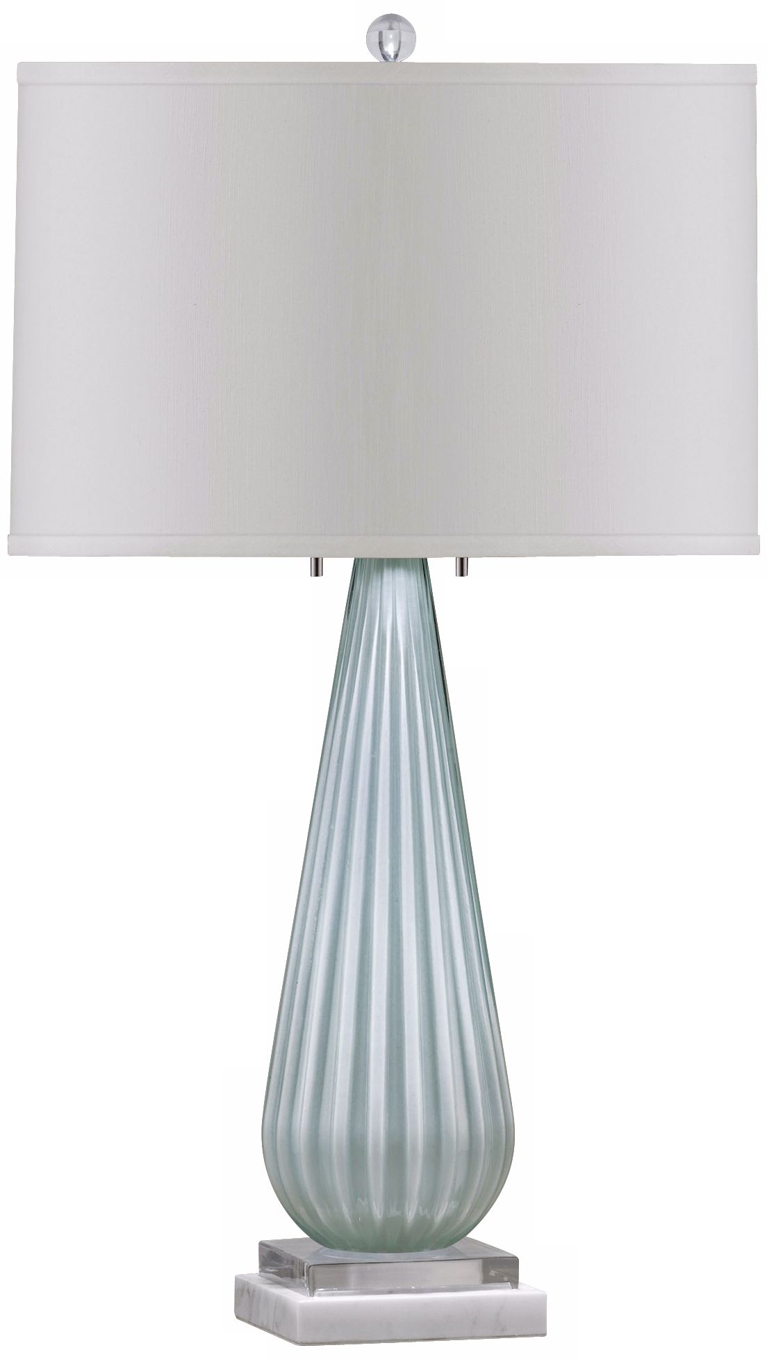 Martha Stewart Waterfall Glass Table Lamp