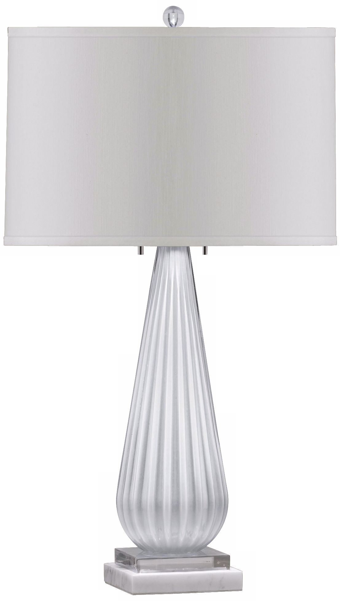 Martha Stewart Cloud Glass Table Lamp
