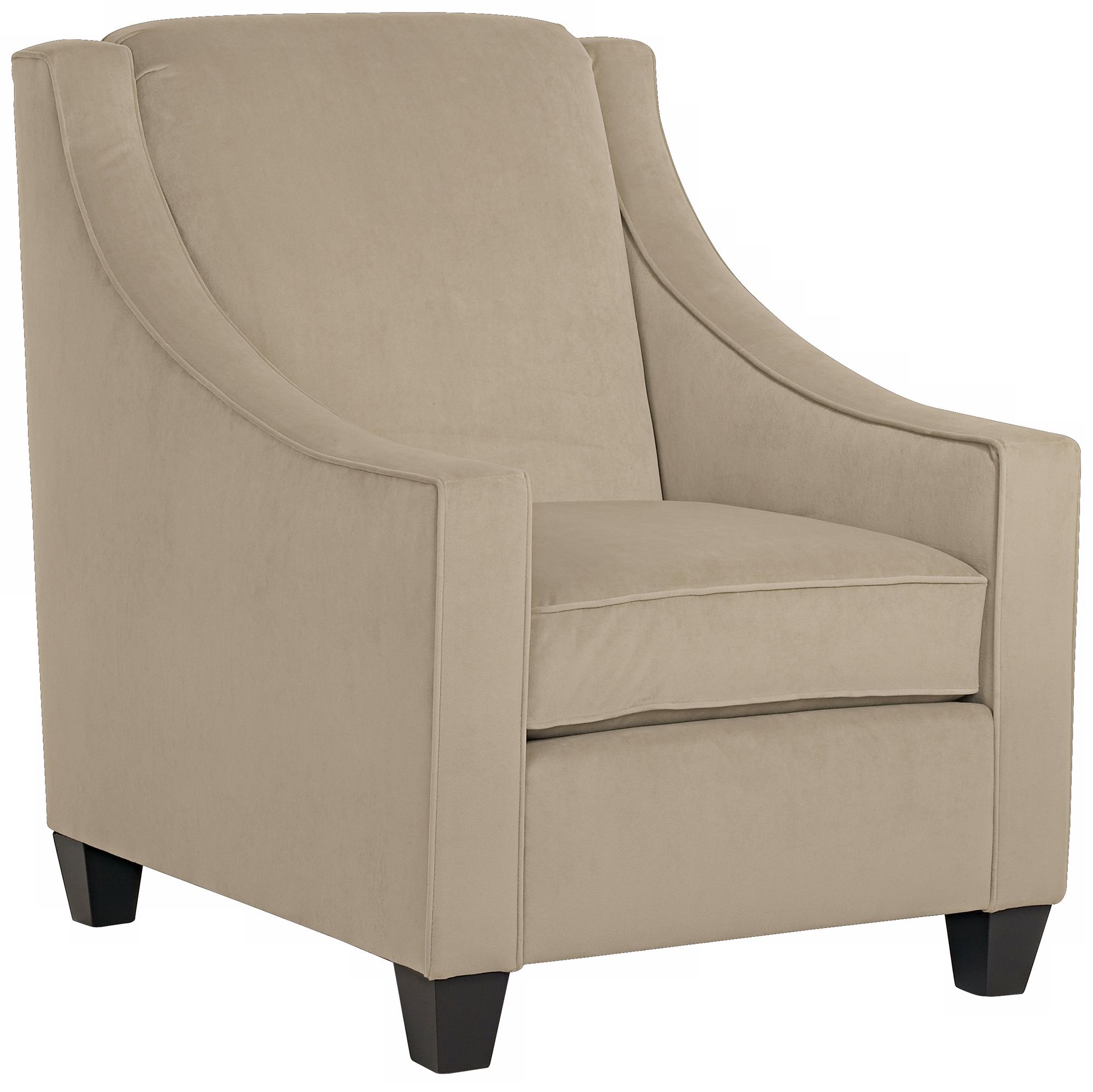 Lichen Microfiber Fabric Covered Bella Armchair