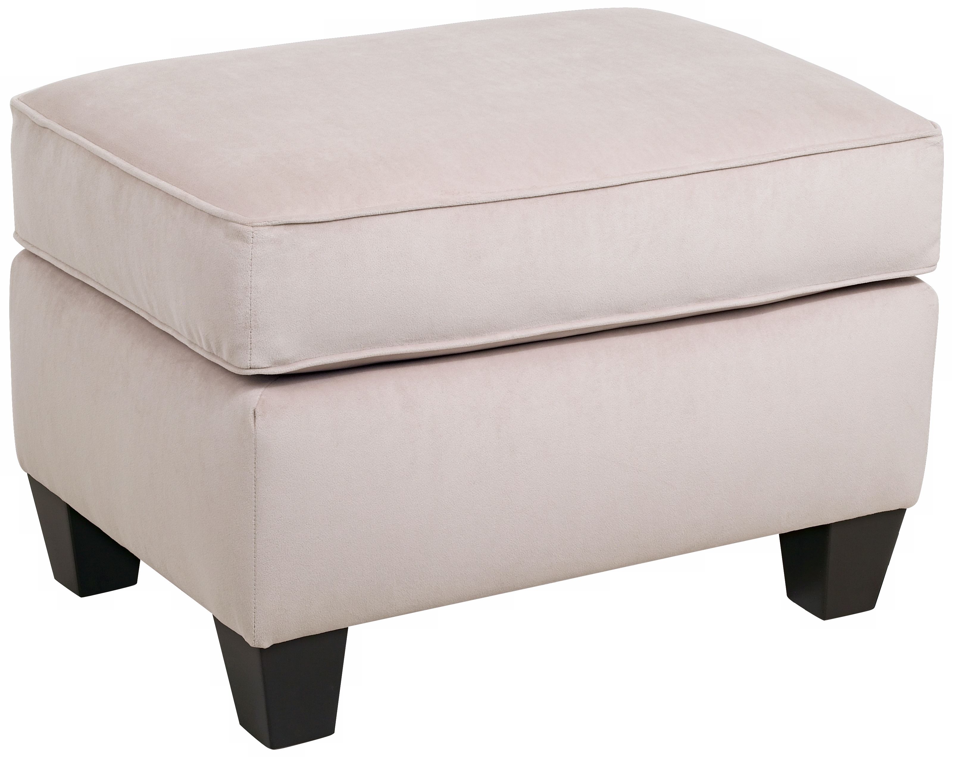 Buckwheat Microfiber Fabric Covered Bella Ottoman