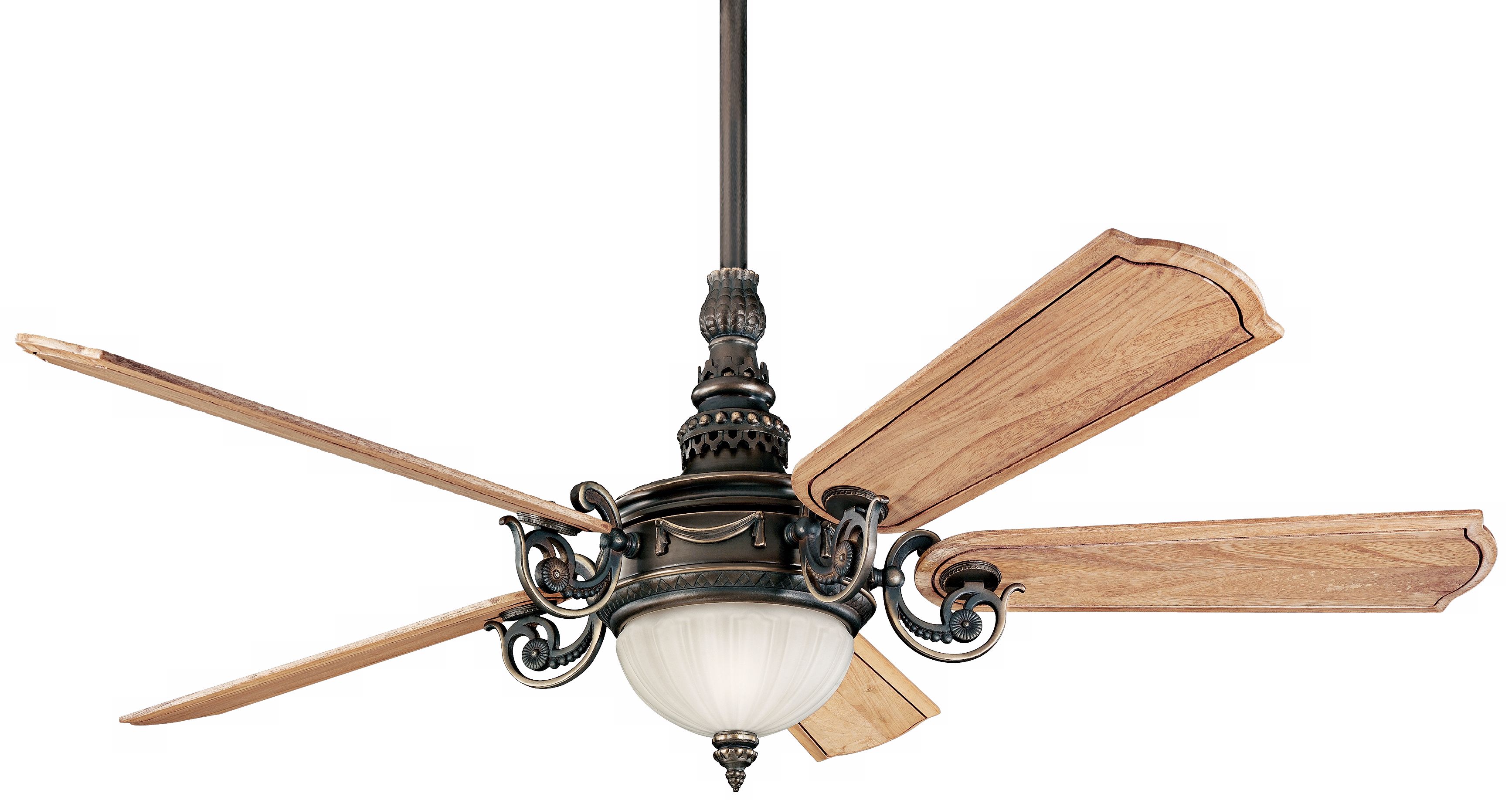 56" Kichler Highland Manor Oiled Bronze Ceiling Fan