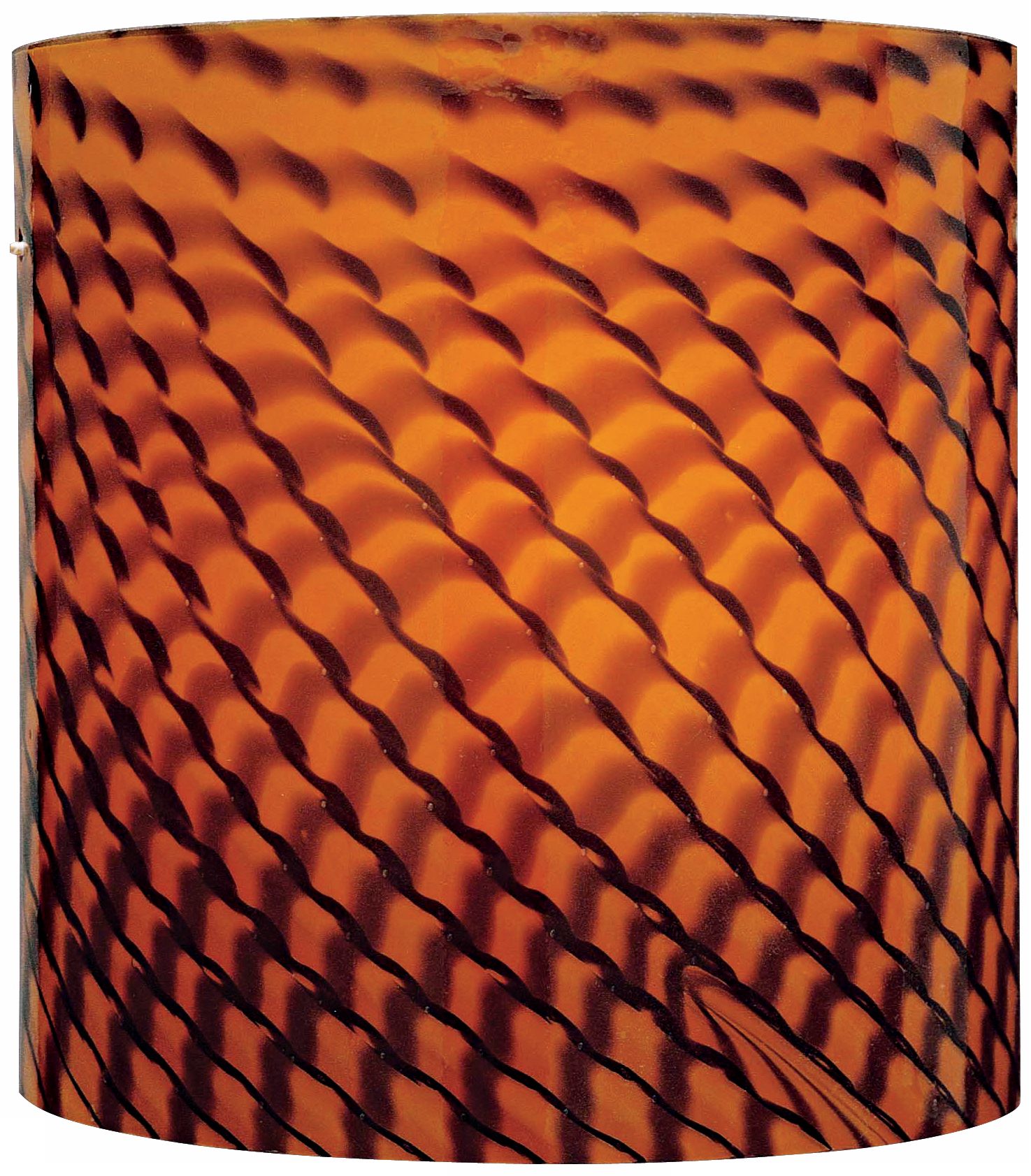 George Kovacs Amber Art Glass 7 1/2" High Wall Sconce