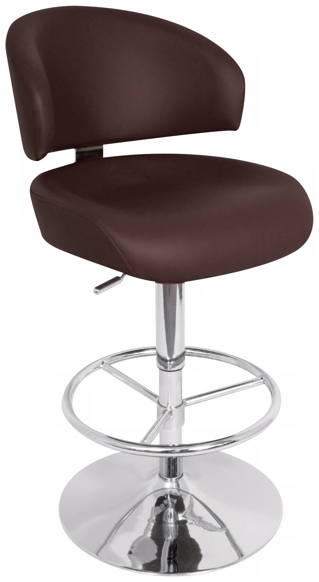 Regent Brown Adjustable Bar Stool or Counter Stool