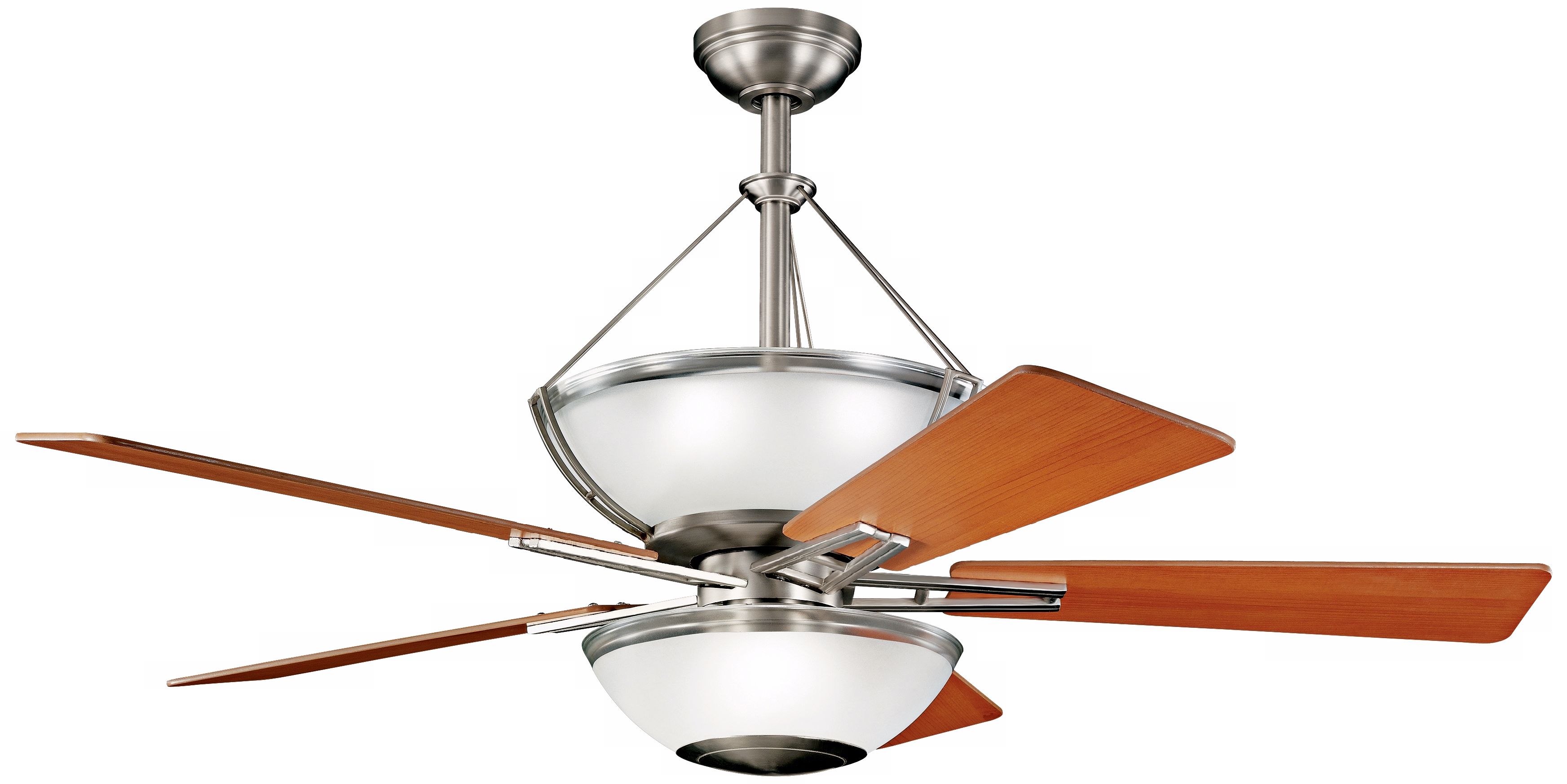 52" Kichler Lucia Brushed Nickel Ceiling Fan