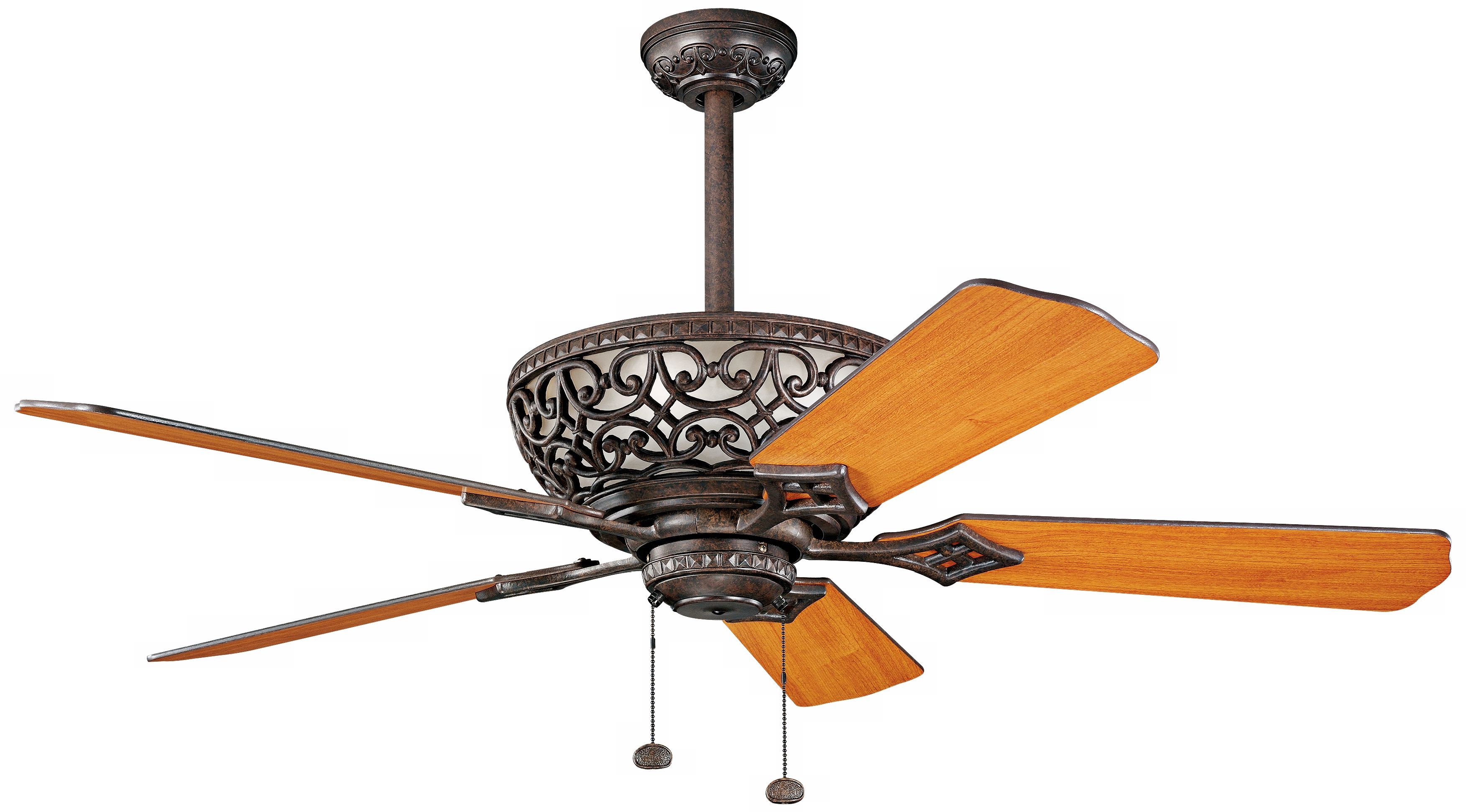 52" Kichler Cortez Tannery Bronze Ceiling Fan