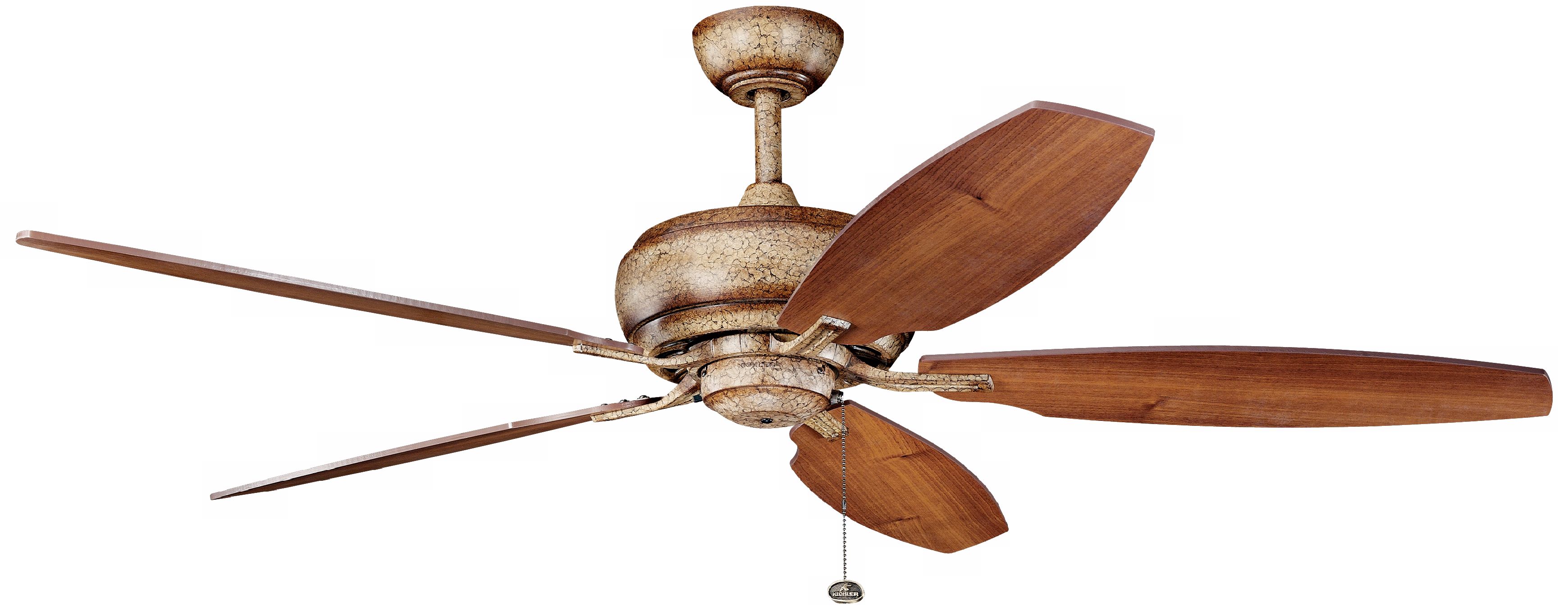 60" Kichler Whitmore Canyon Stone Ceiling Fan