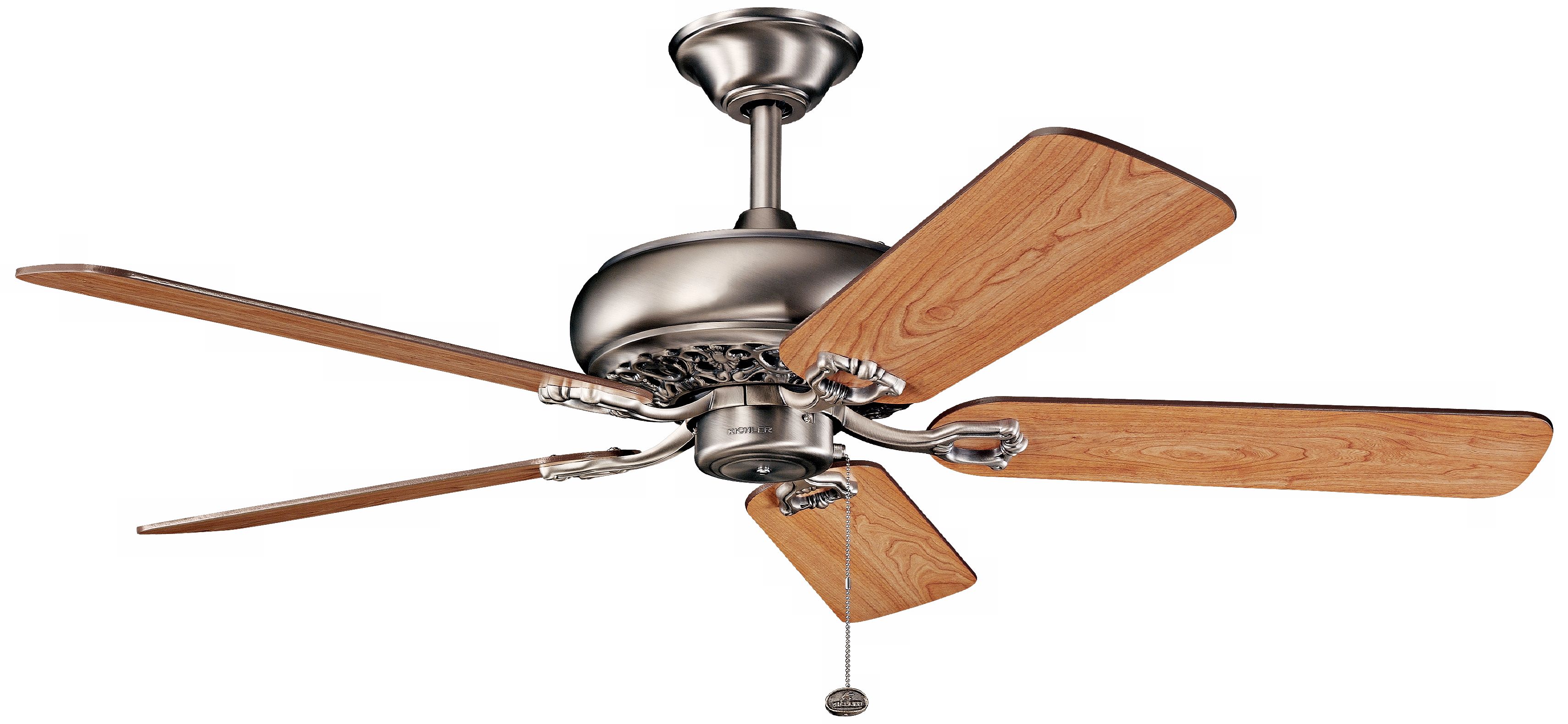 52" Kichler Bentzen Antique Pewter Ceiling Fan