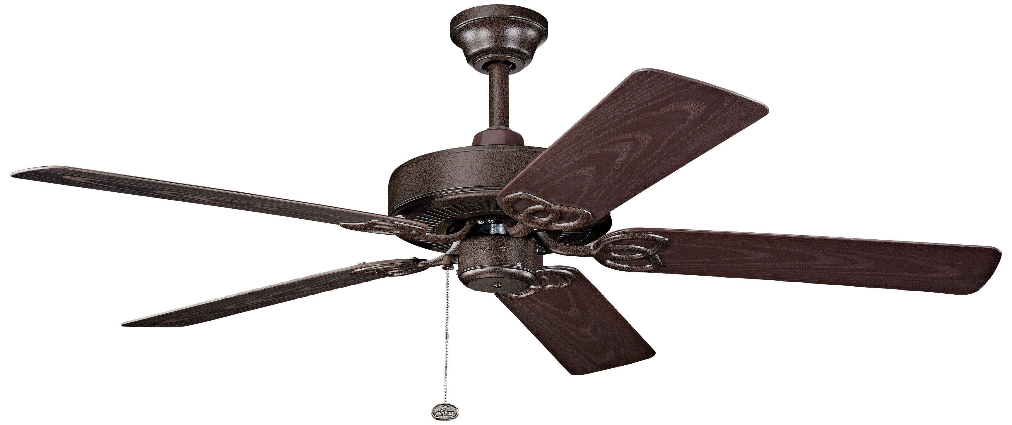 52" Kichler Sterling Manor Bronze Indoor Outdoor Ceiling Fan