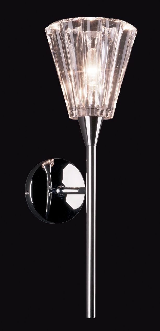 Visione Chrome 18" High Wall Sconce
