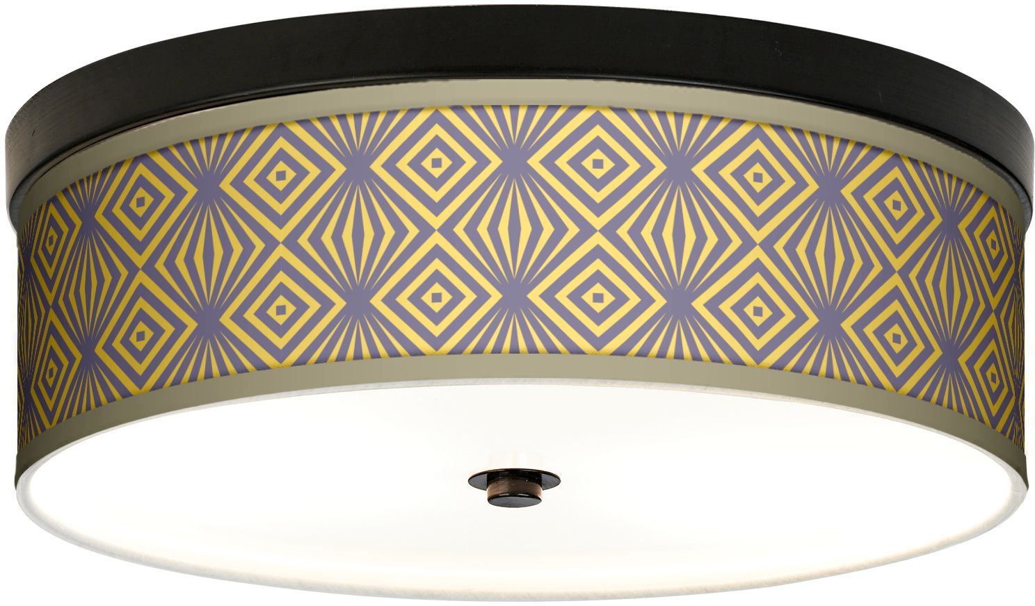 Deco Revival Giclee Energy Efficient Bronze Ceiling Light