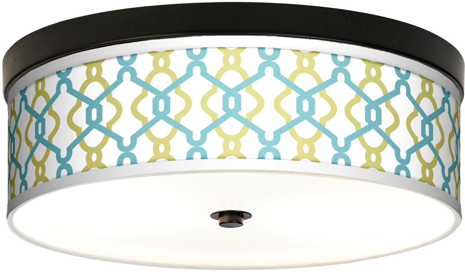 Hyper Links Giclee Energy Efficient Bronze Ceiling Light