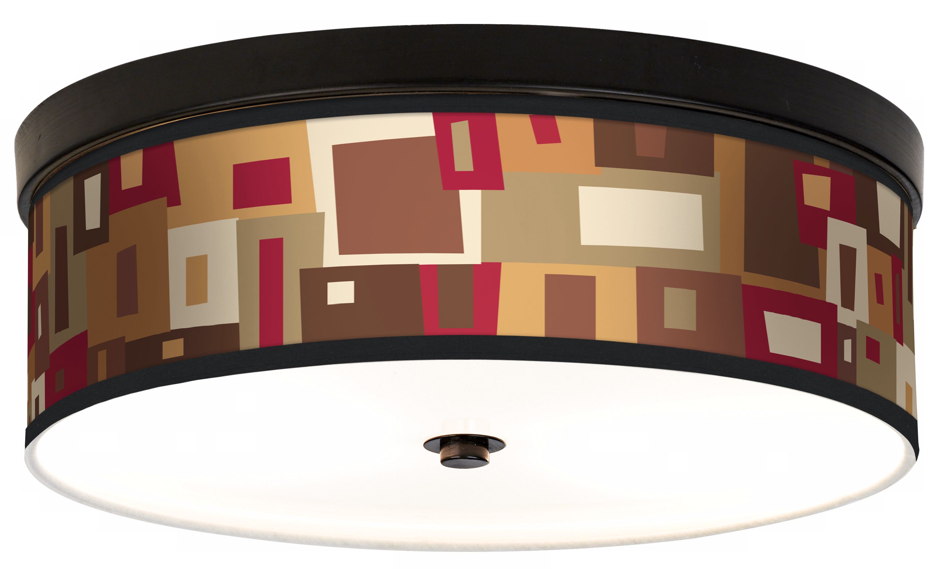 Earth Palette Giclee Energy Efficient Bronze Ceiling Light