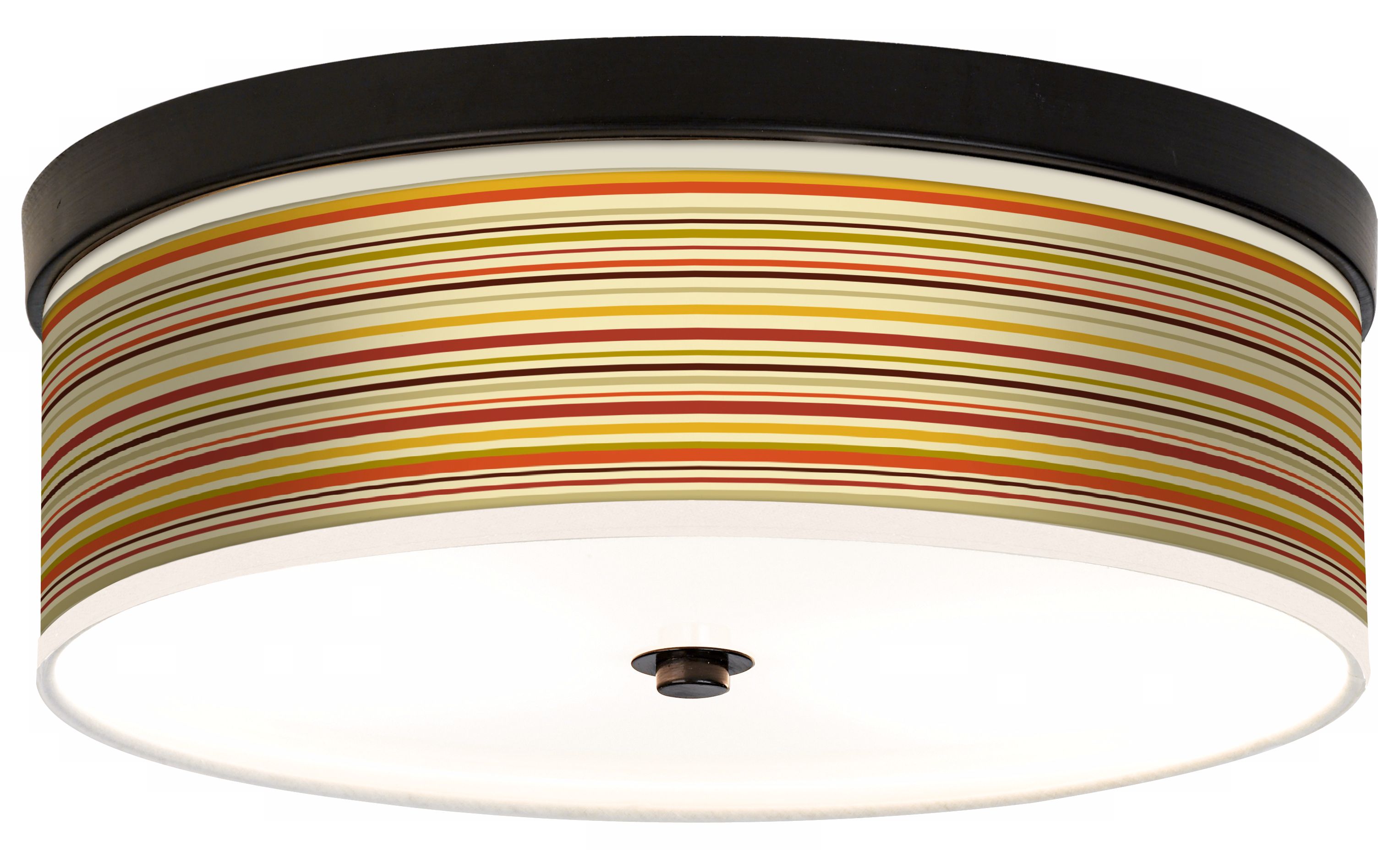 Stacy Garcia Lemongrass Stripe CFL Bronze Ceiling Light