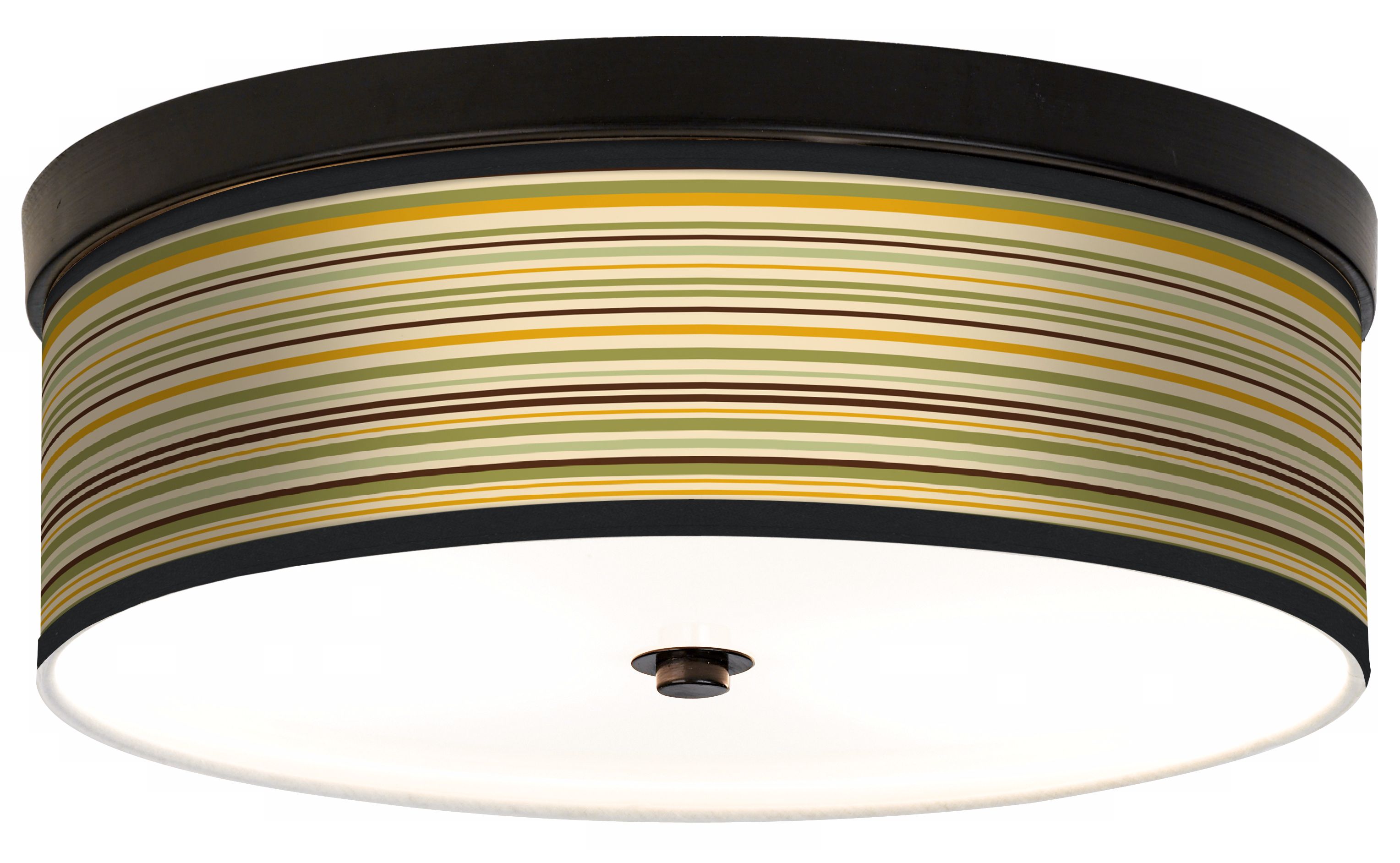 Stacy Garcia Avocado Stripe CFL Bronze Ceiling Light