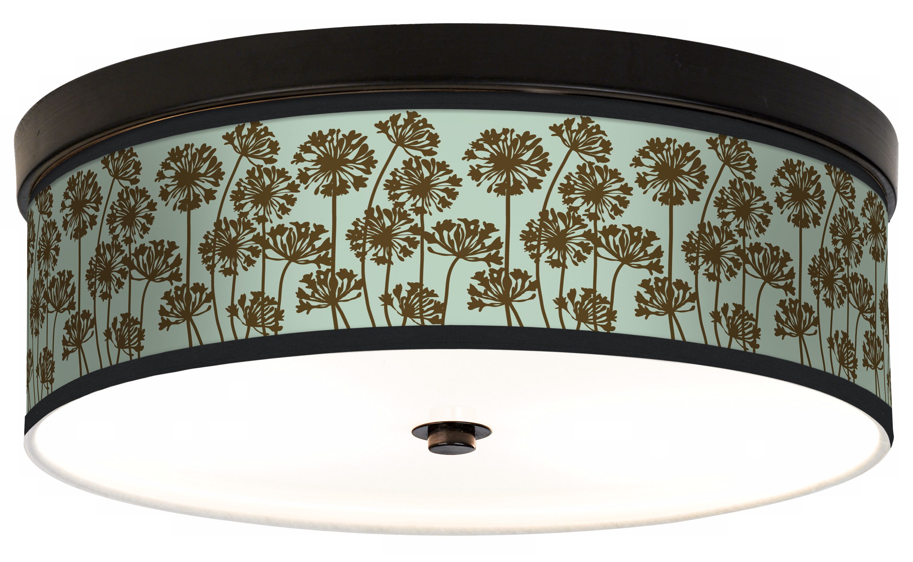 Stacy Garcia African Lily Ice CFL Bronze Ceiling Light