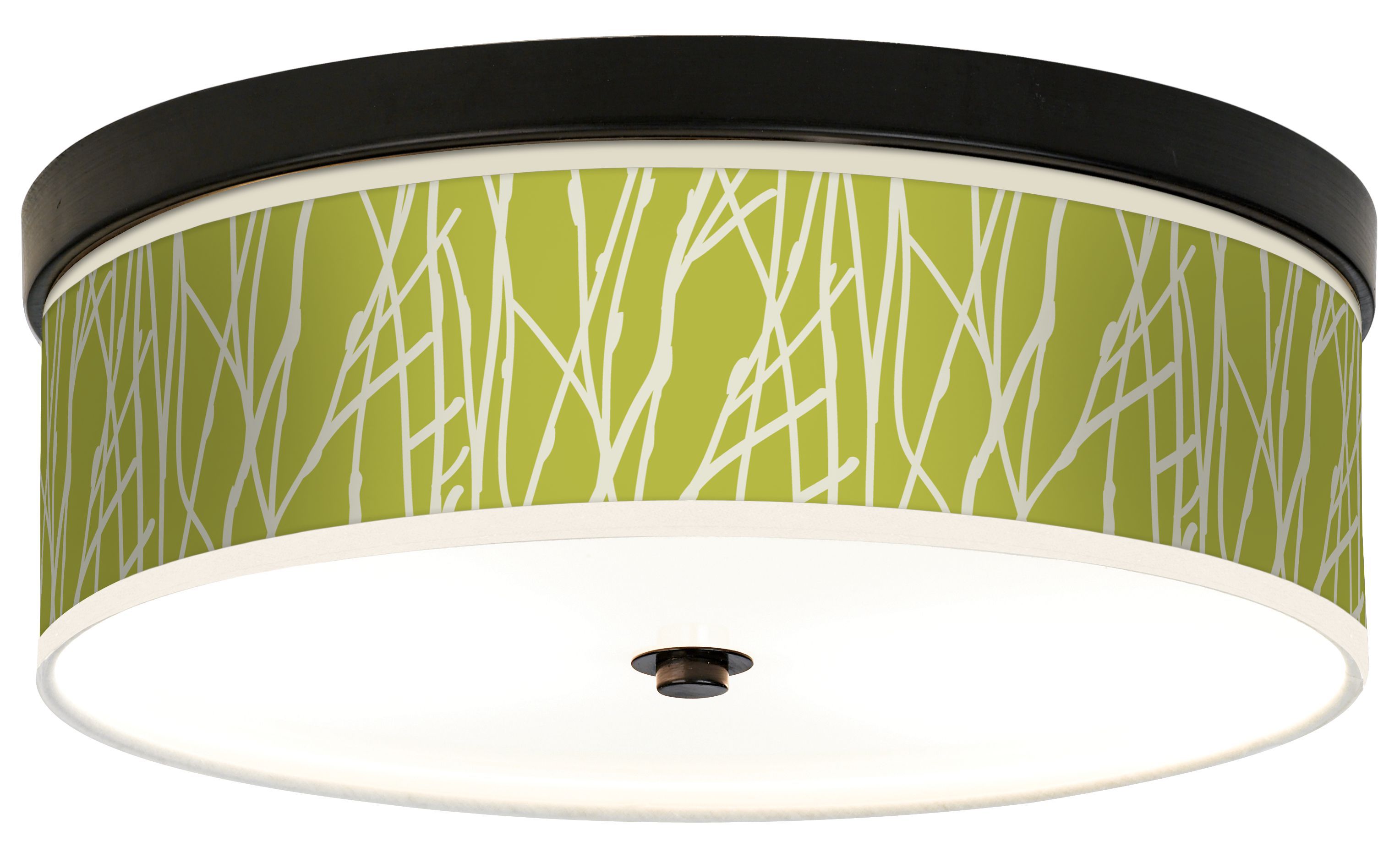 Twiggy Spring Giclee Bronze CFL Ceiling Light
