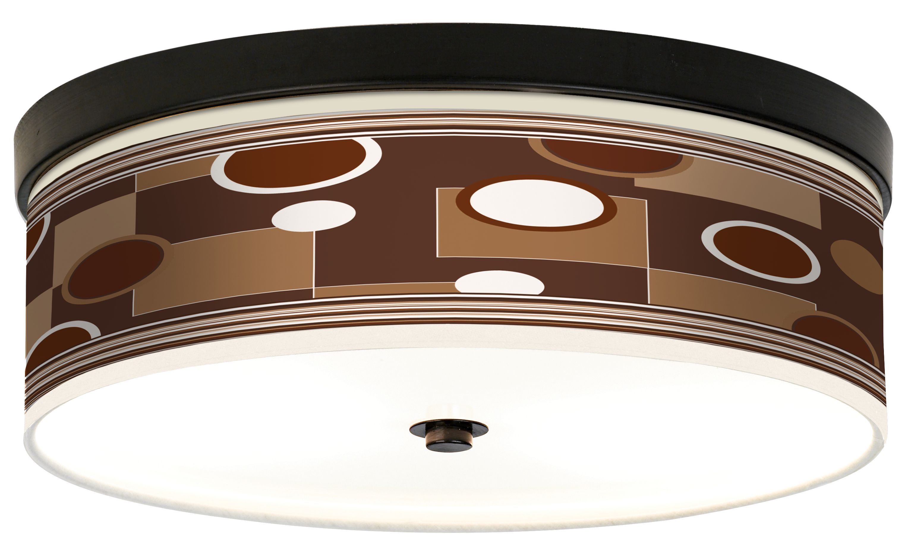 Floating Giclee Bronze CFL Ceiling Light