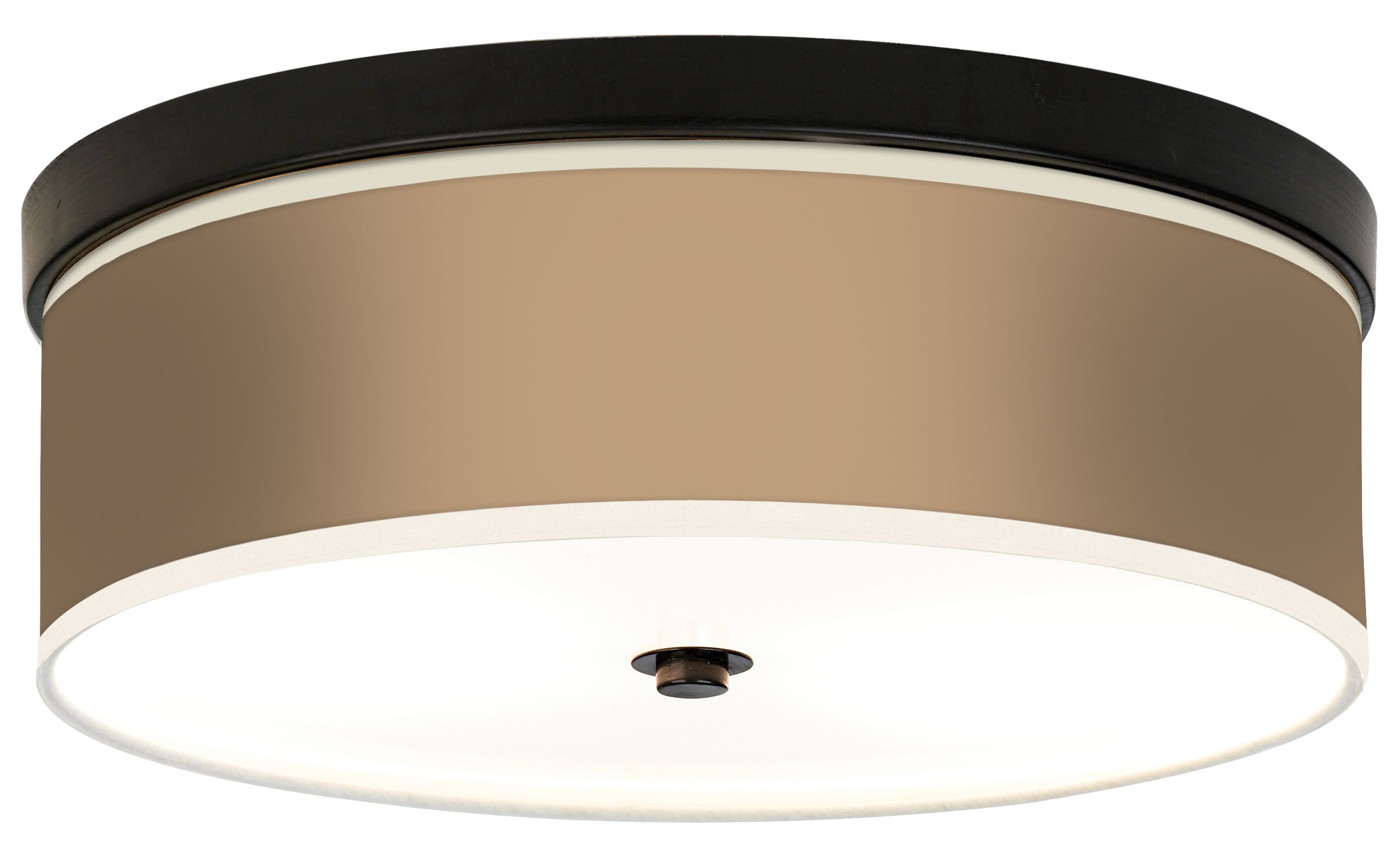 Mesa Tan Giclee Bronze CFL Ceiling Light