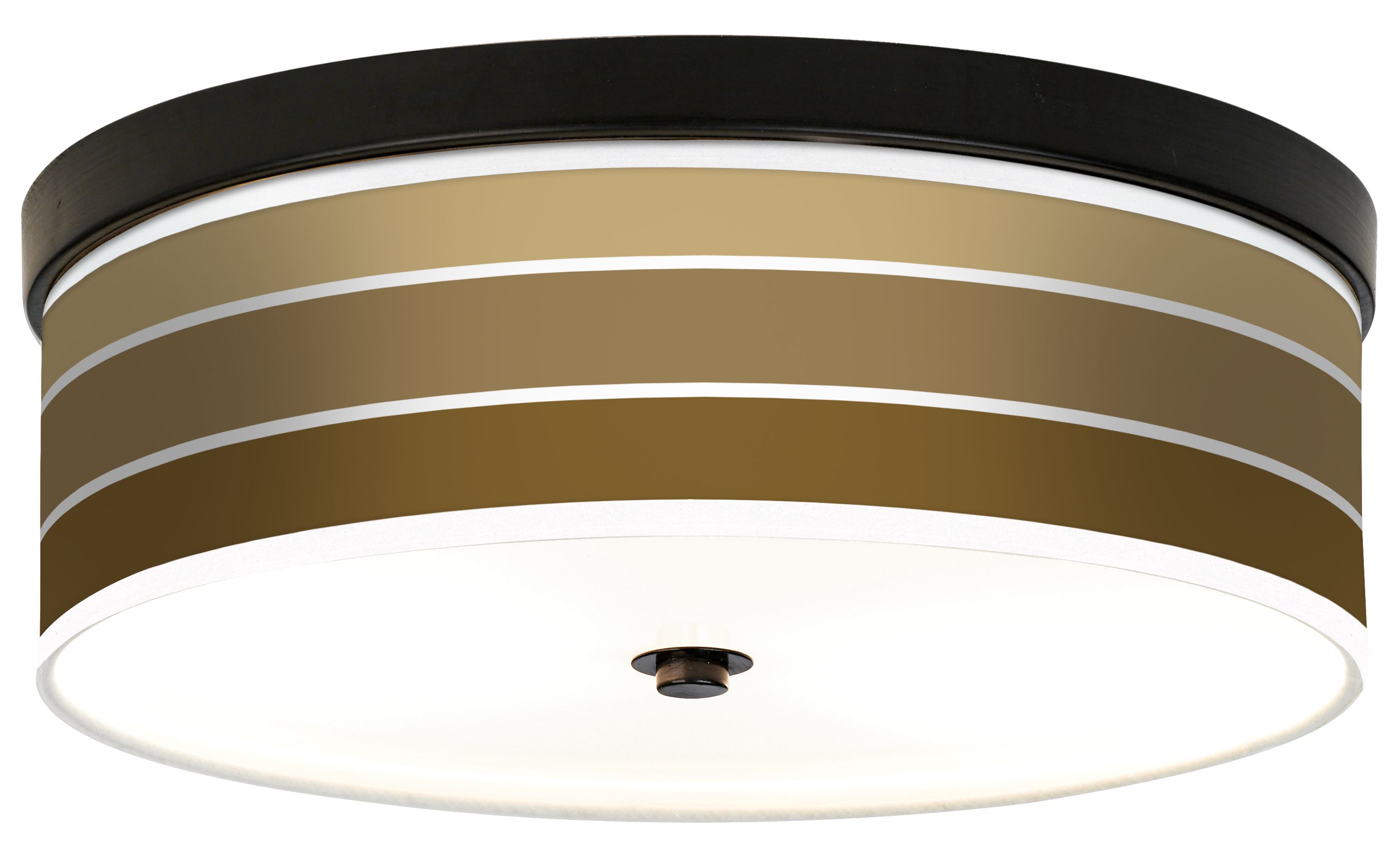 Tones of Chestnut Giclee Bronze CFL Ceiling Light