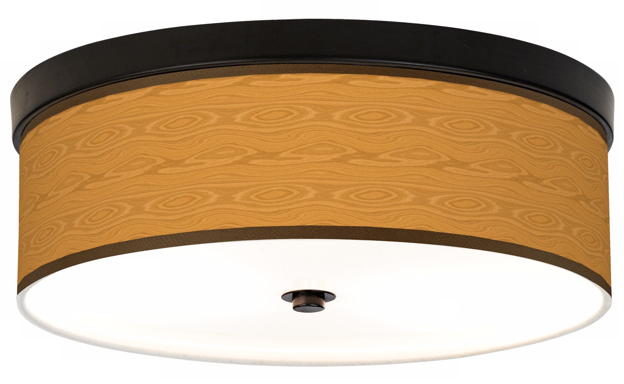 Wood Grain Giclee Bronze CFL Ceiling Light