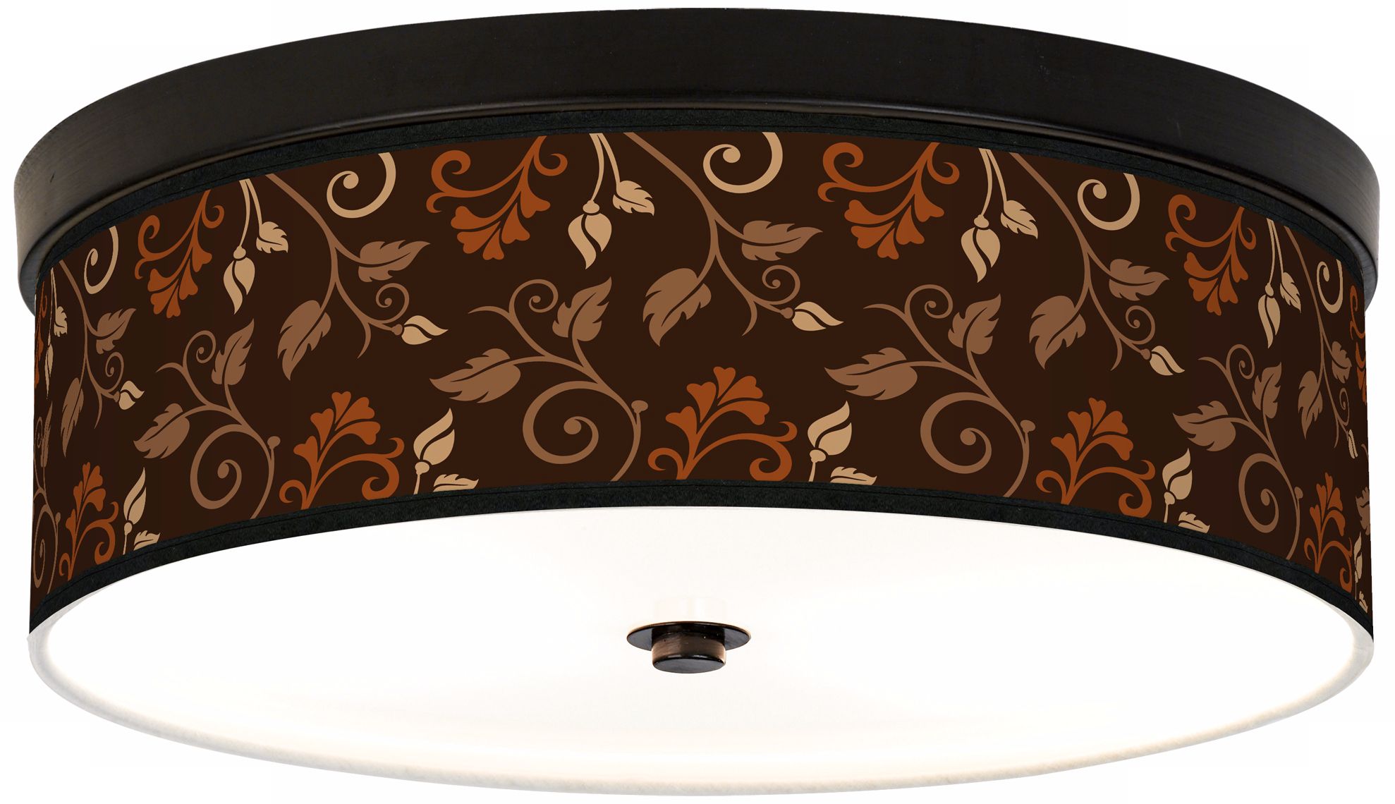 Foliage Giclee Energy Efficient Bronze Ceiling Light