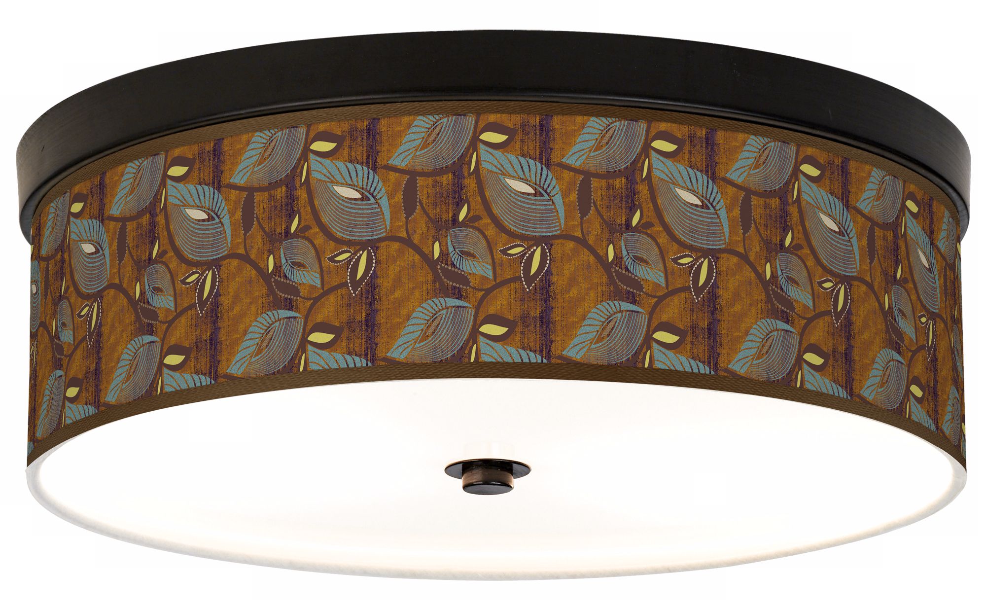 Stacy Garcia Theatric Vine Peacock Bronze Giclee Ceiling Light