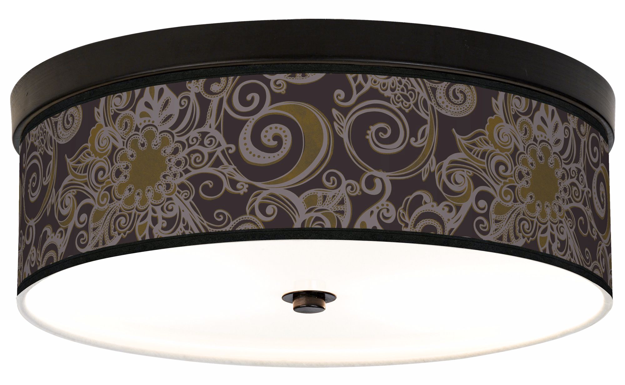 Stacy Garcia Ornament Metal Bronze Giclee Ceiling Light