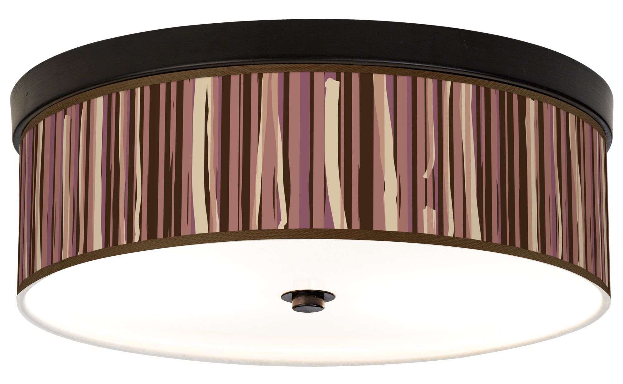 Kalahari Lines Giclee Energy Efficient Bronze Ceiling Light