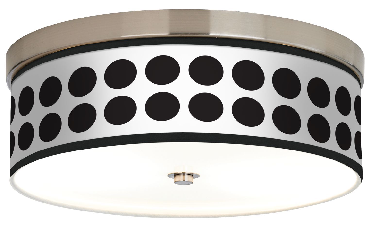 Black Orbs Giclee Energy Efficient Ceiling Light