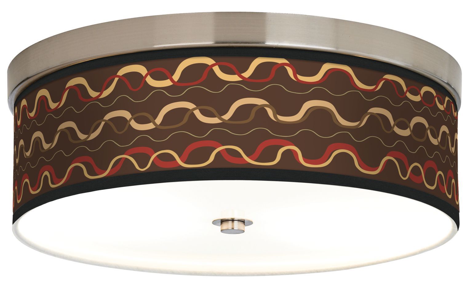 Wave Stitch Giclee Energy Efficient Ceiling Light