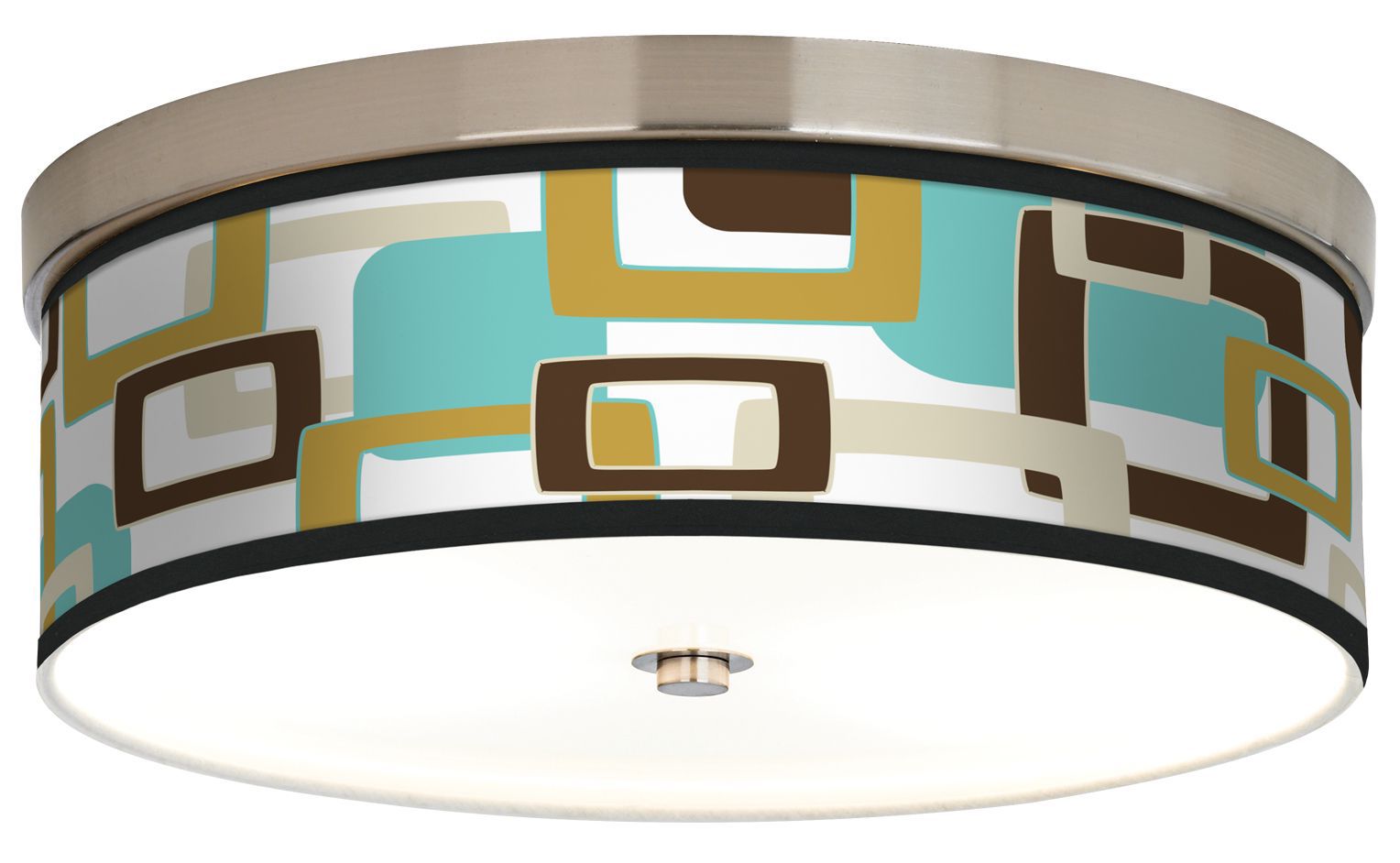 Countess Retro Rectangles Giclee Energy Efficient Ceiling Light