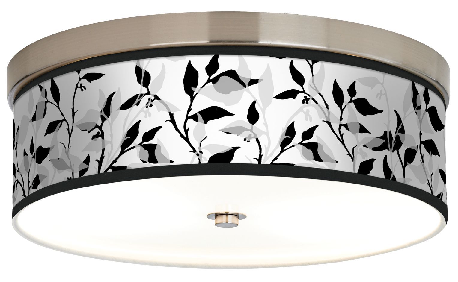 Three Tone Leaves Giclee Energy Efficient Ceiling Light