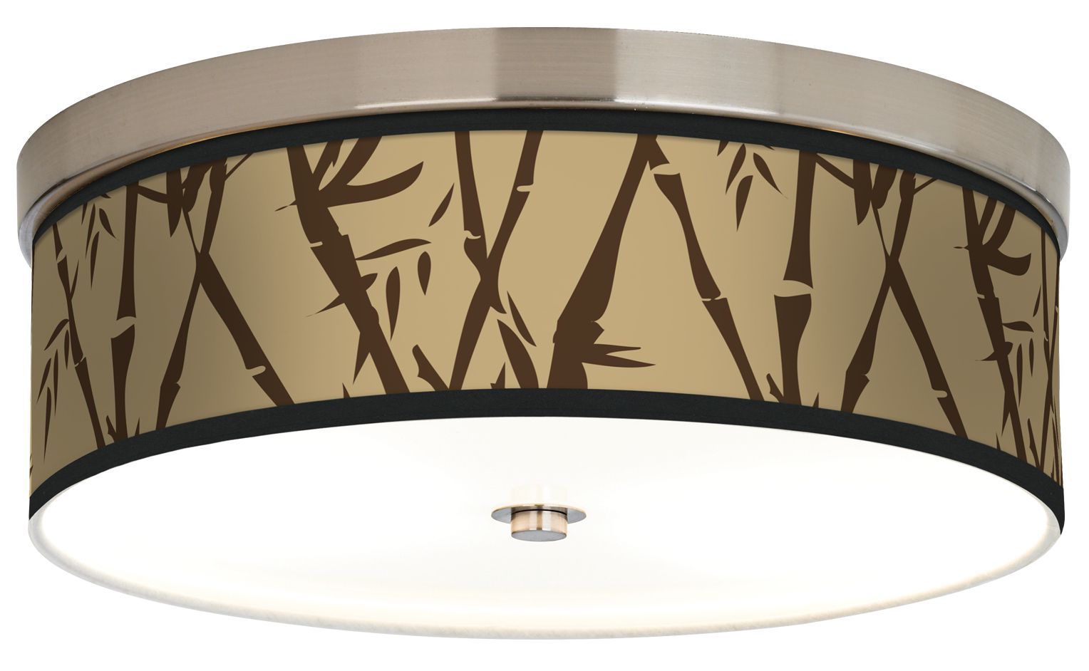 Earth Bamboo Giclee Energy Efficient Ceiling Light