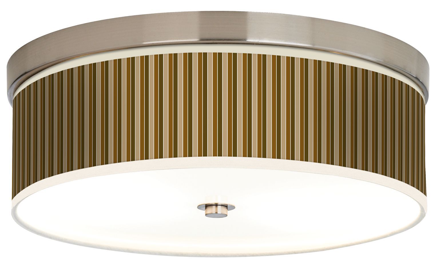 Umber Stripes Giclee Energy Efficient Ceiling Light