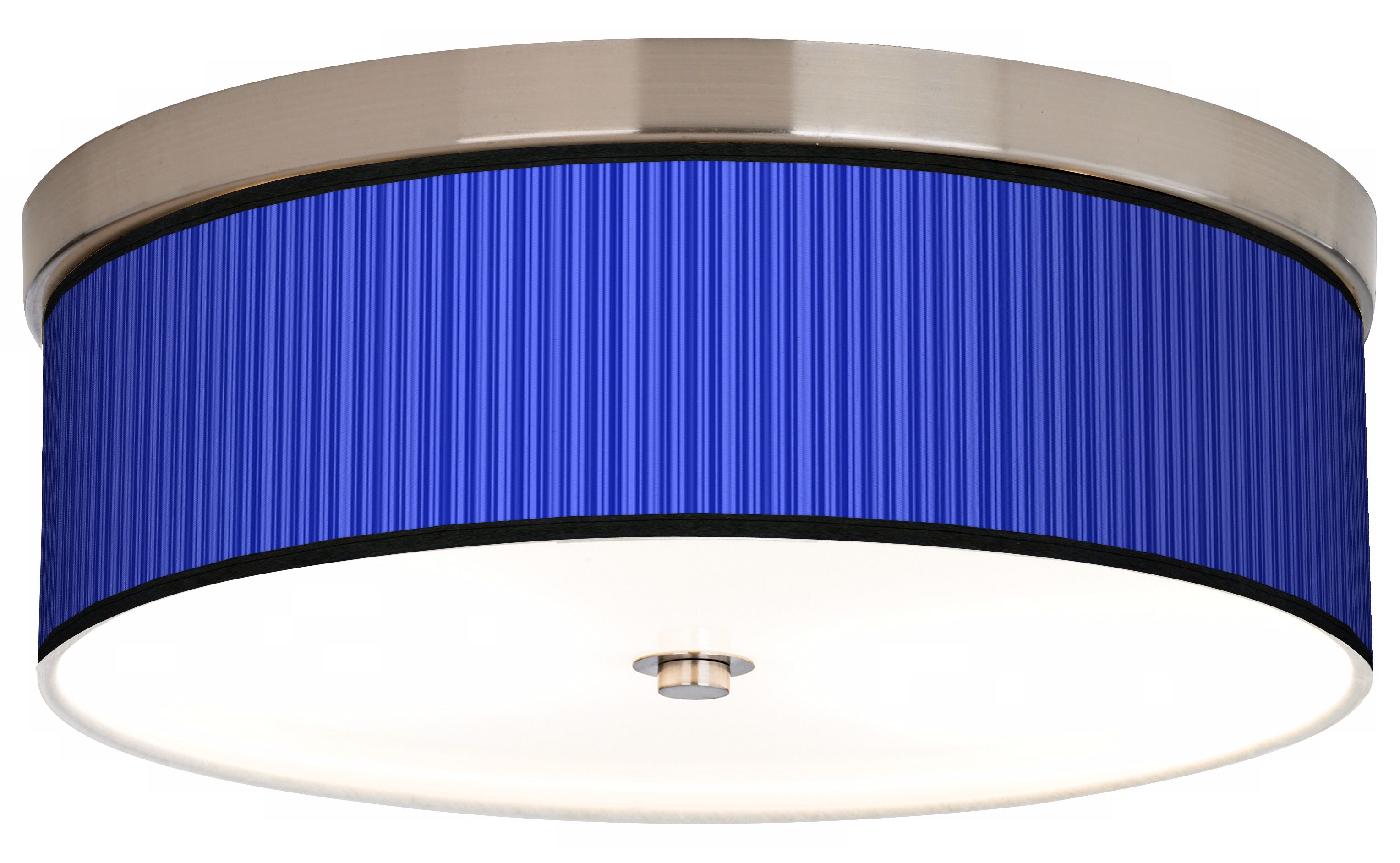 Blue Vertical Stripe Giclee Energy Efficient Ceiling Light H8796 J4821