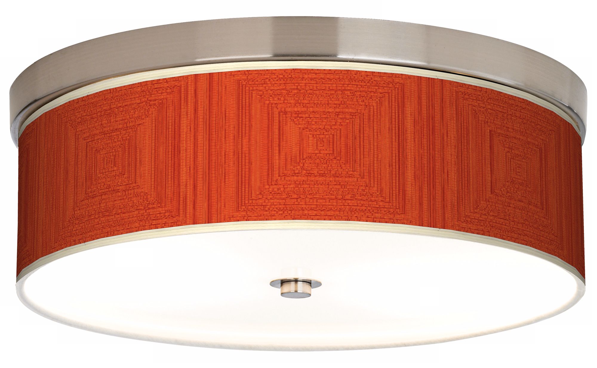 Stacy Garcia Crackled Square Coral Energy Efficient Ceiling Light