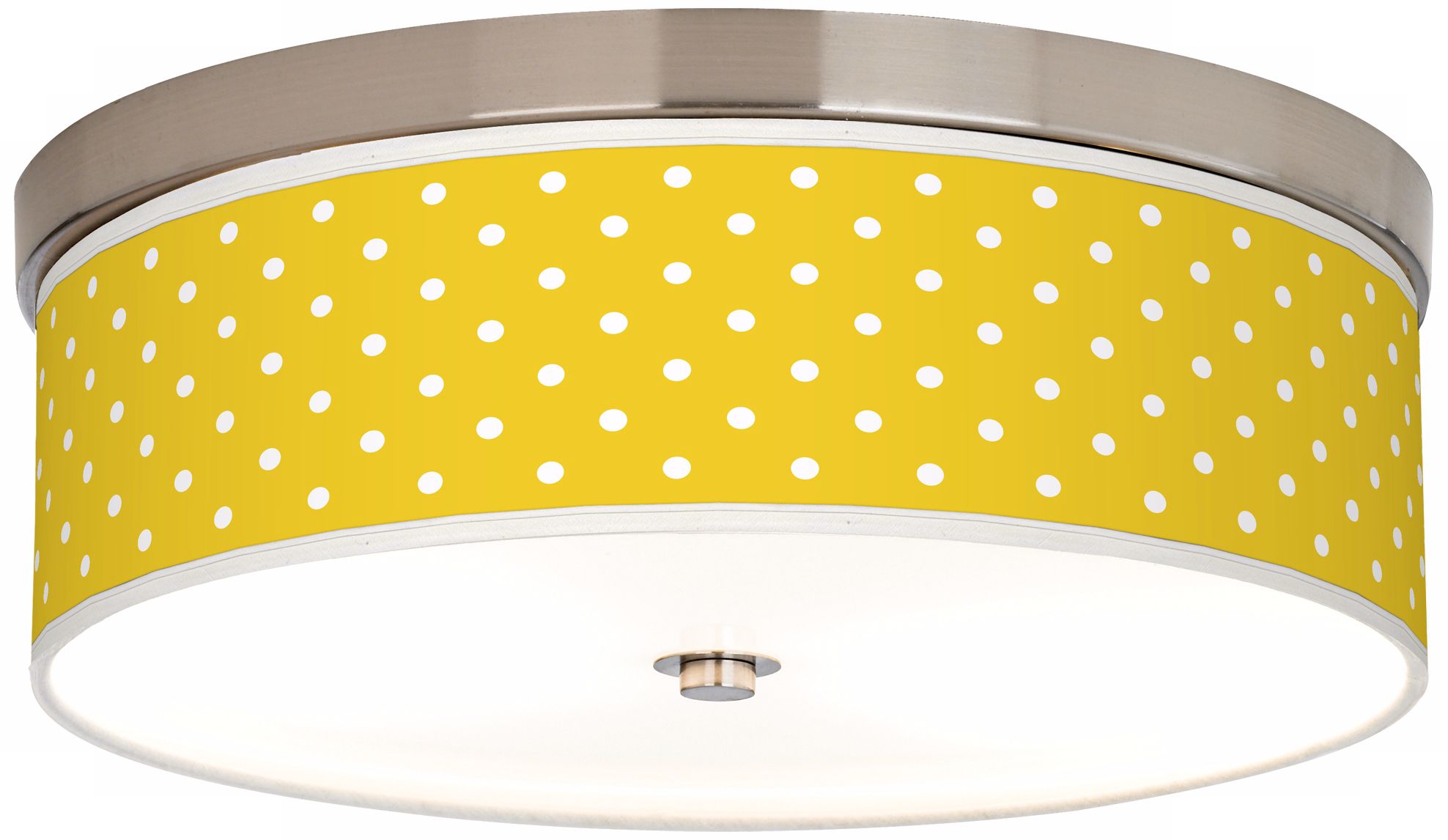 Mini Dots Yellow Energy Efficient 14" Wide Ceiling Light