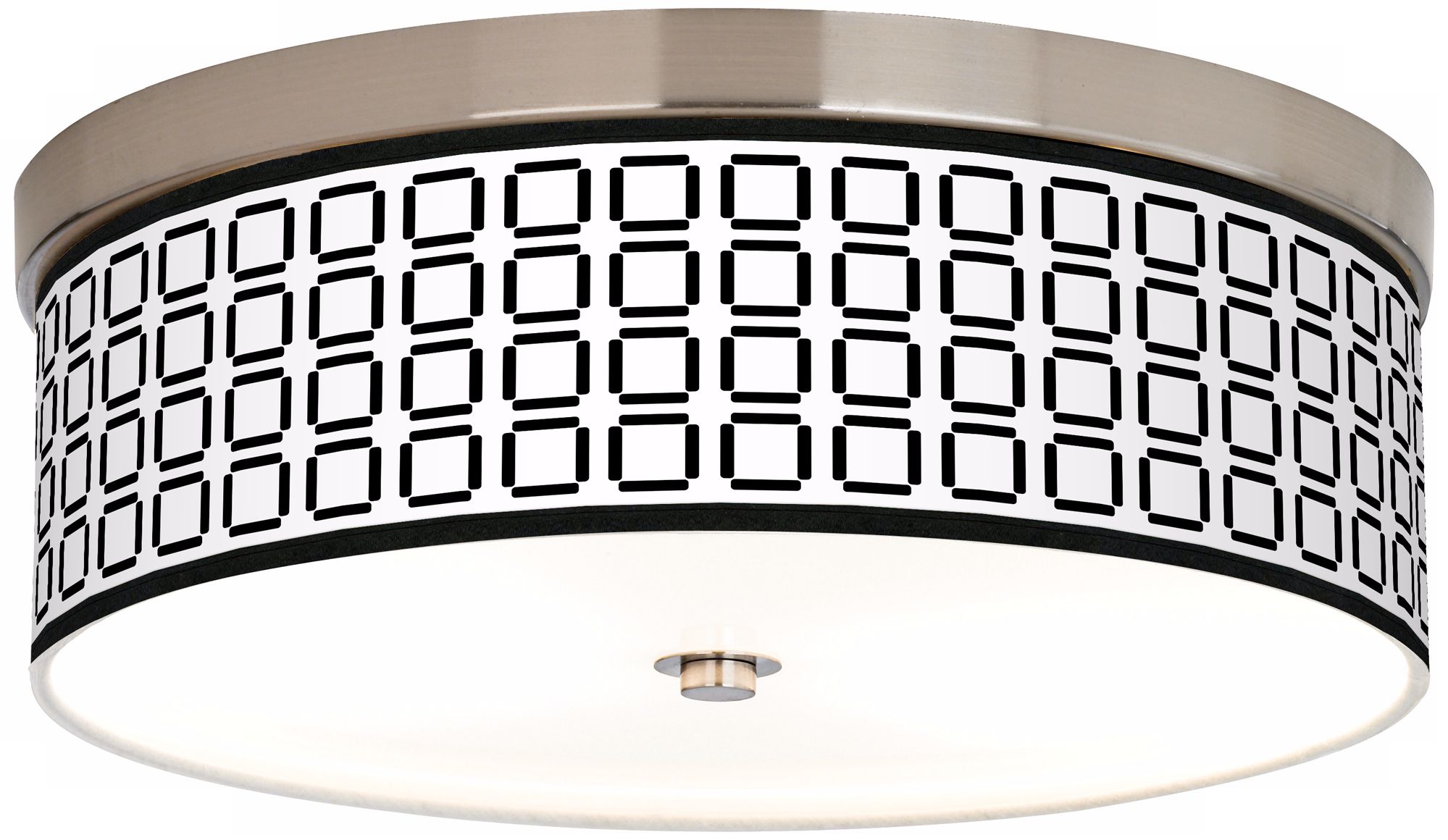 Open Grid Giclee Energy Efficient Ceiling Light