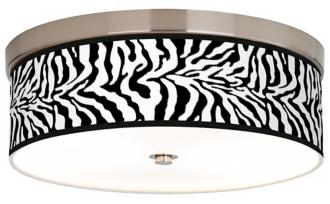 Safari Zebra Giclee Energy Efficient Ceiling Light H8796 R2340