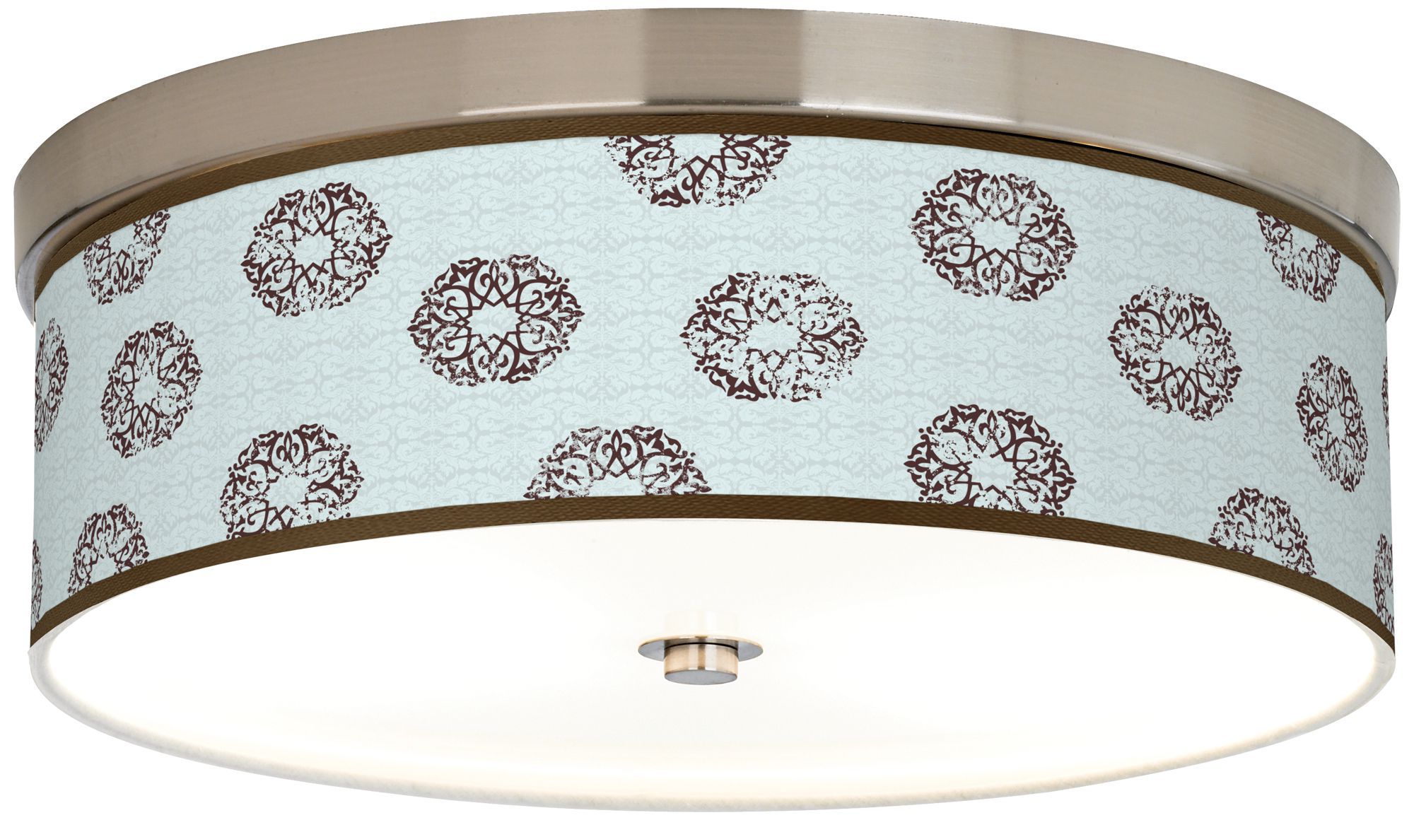 Weathered Medallion Giclee Energy Efficient Ceiling Light