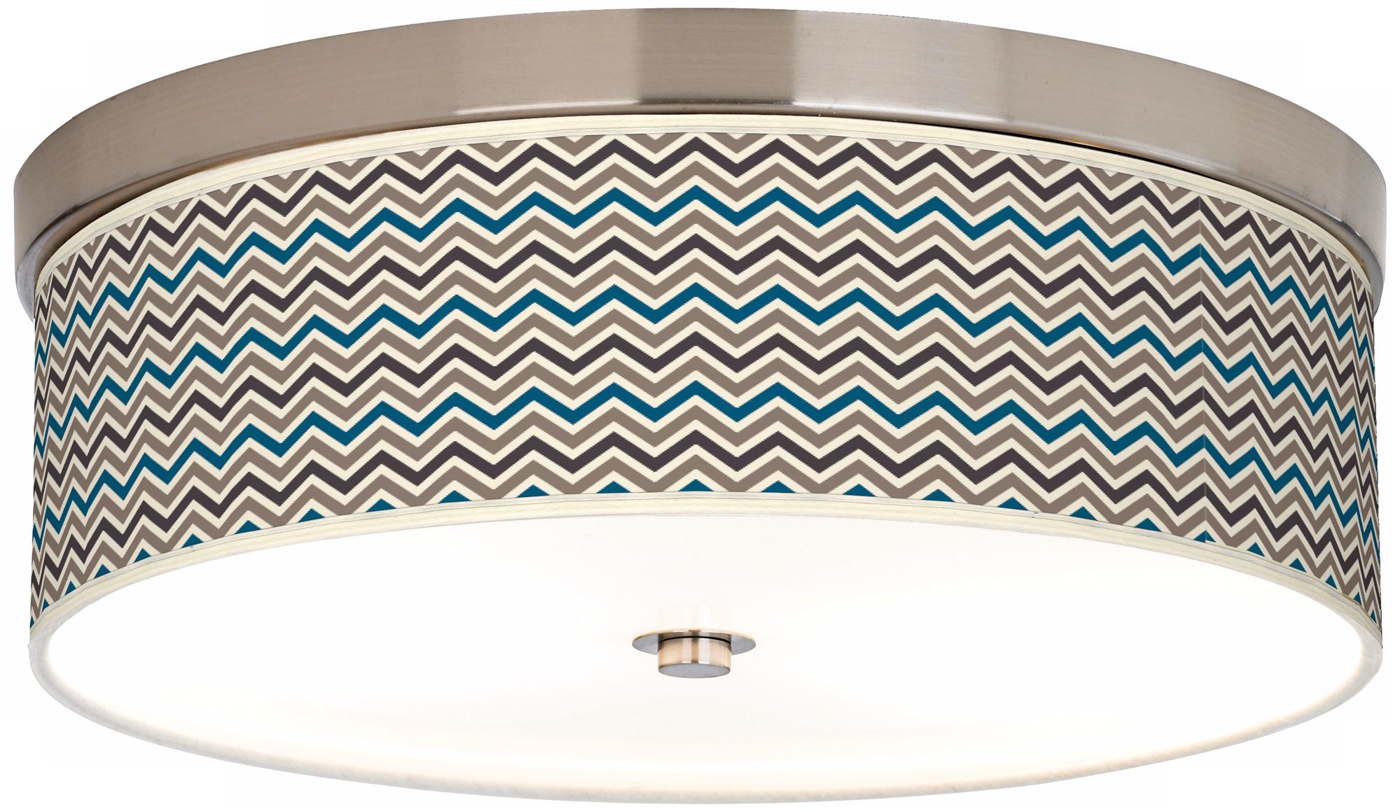 Zig Zag Giclee Energy Efficient Ceiling Light