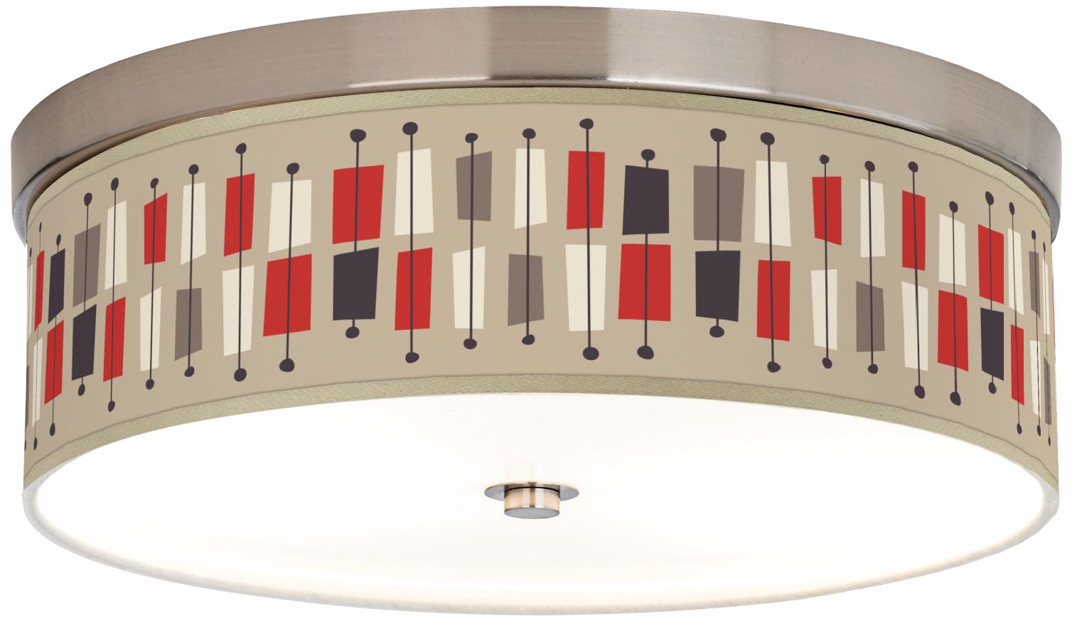 Bounce 14" Wide Giclee Energy Efficient Ceiling Light