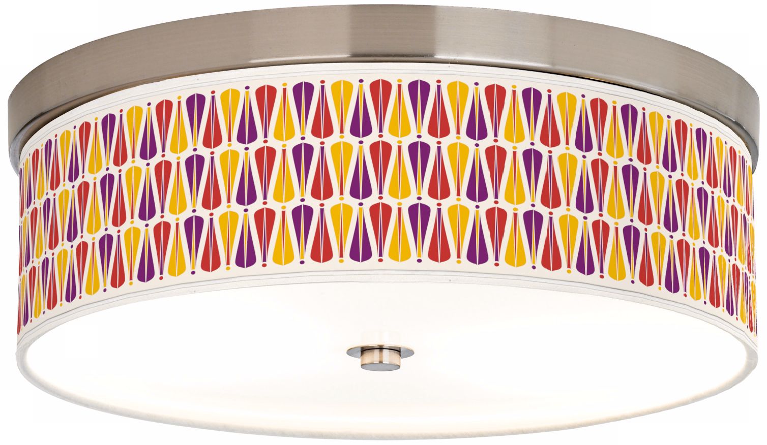 Hinder 14" Wide Giclee Energy Efficient Ceiling Light