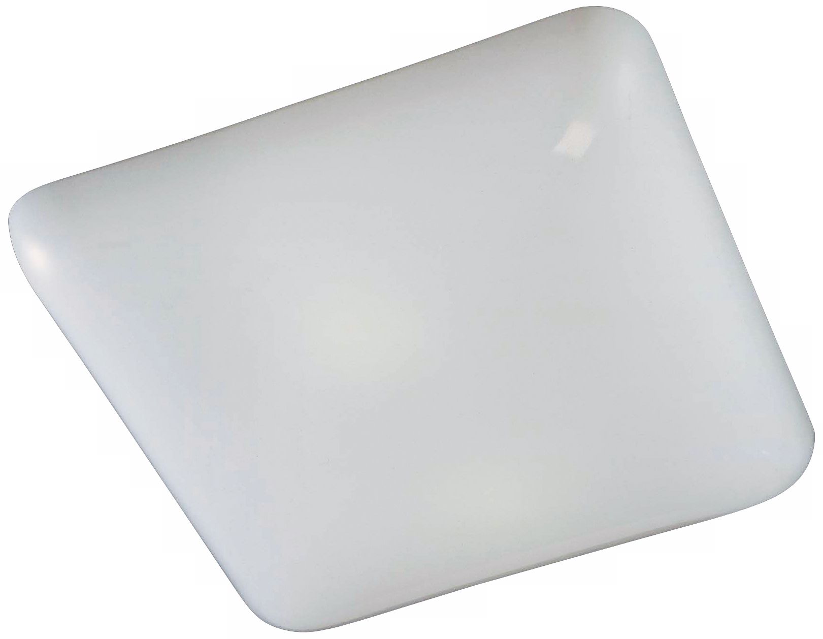 Square Kitchen Fluorescent 14" Wide Ceiling Light Fixture