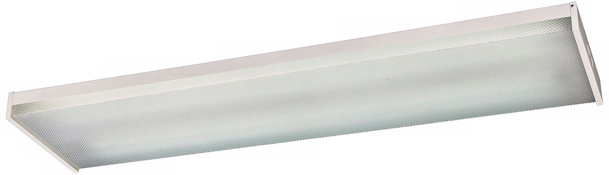 Clear Acrylic Utility Light 48 3/4" Wide Ceiling Fixture