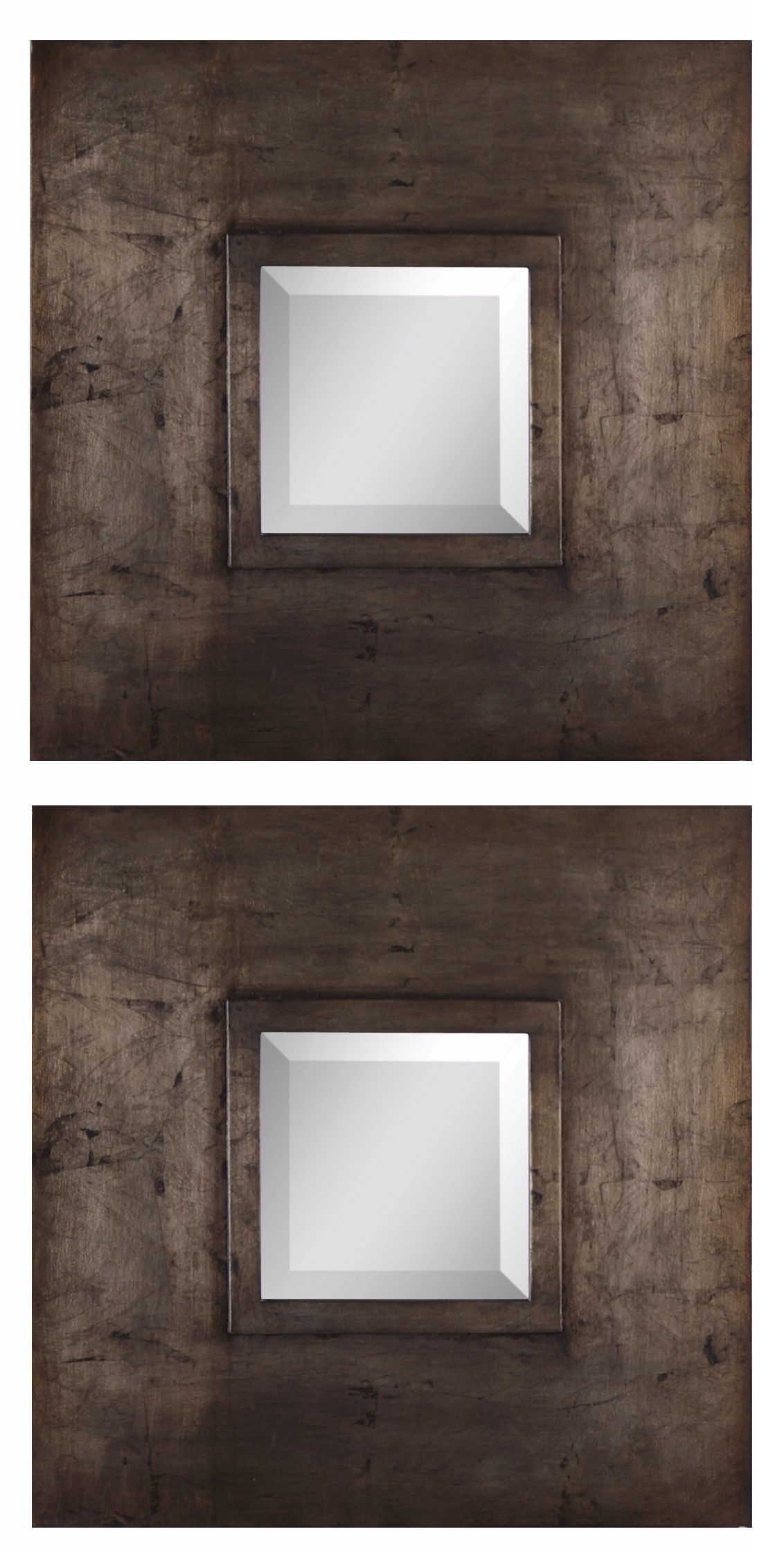 Uttermost Set of 2 Plaza Square 20" Wide Wall Mirrors
