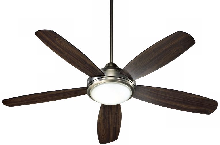 Antique Silver Finish Colton 52" Ceiling Fan