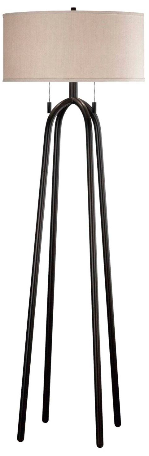 Quadratic Four Leg Oil-Rubbed Bronze Floor Lamp