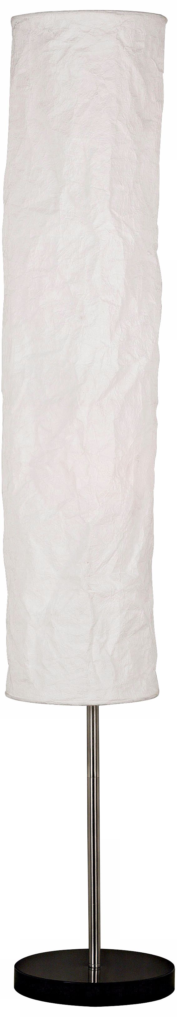 Scope Crushed Paper Shade Modern Floor Lamp