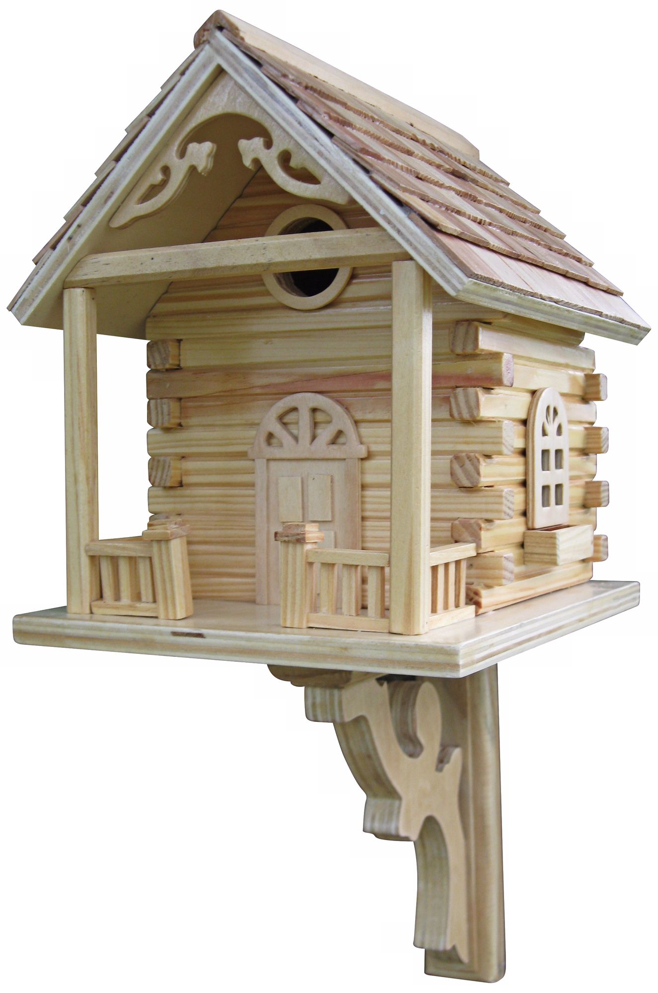 Log Cabin Bird House